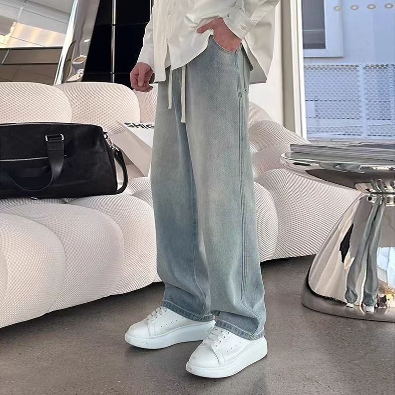 Straight-leg Relaxed-fit American-style Mens Jeans - Image 3