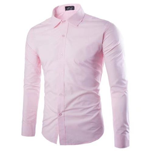 Casual Polo Collar Ironing Free Long Sleeves Shirt For Men - Image 7