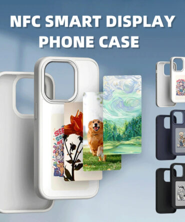 E-ink Screen Phone Case Unlimited Screen Projection Personalized Phone Cover Battery Free New Designer Luxury Phone Case