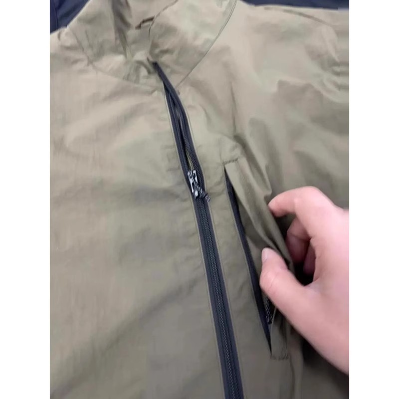 Olive-green Shirt Layered With A Trendy Brand Vest Jacket - Image 4