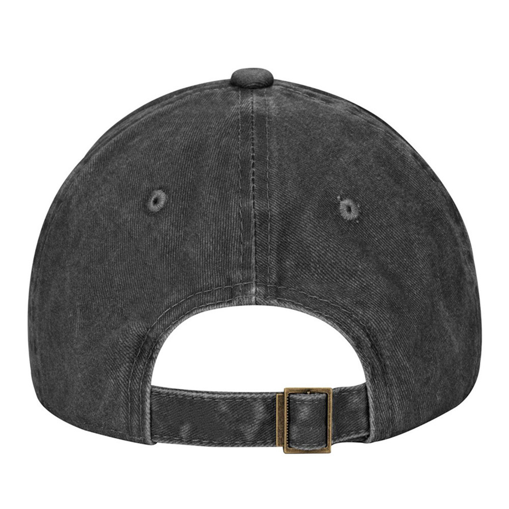 Black The Garden Father Hat For Men, Funny Adjustable Cotton Embroidered Gardeners Dad Baseball Cap - Image 4