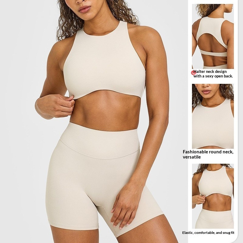 Naked Yoga Vest Sports Backless - Image 4