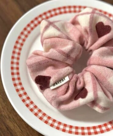 Sweet Girl Love Woolen Sausage Ring Bun