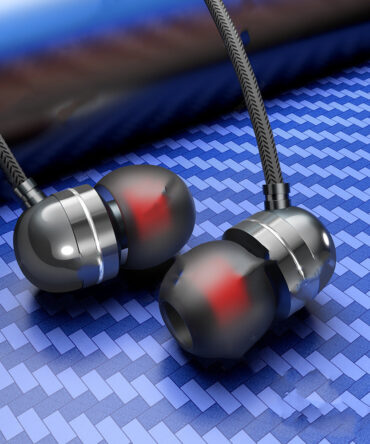 Wire-Controlled Headphones With Mic Tuning Headphones