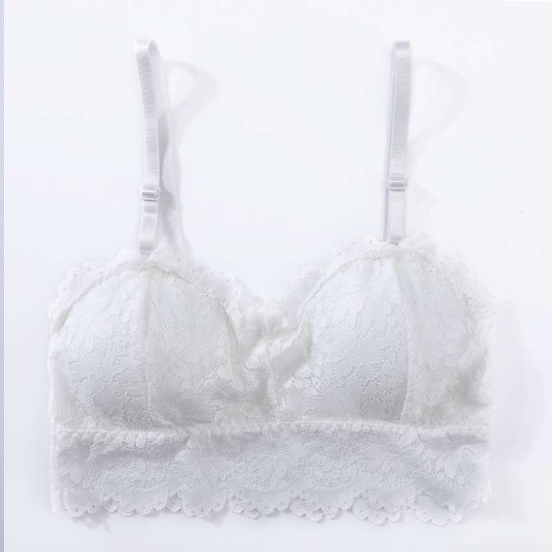 Lace Beauty Strap Bra Padding Bra - Image 3