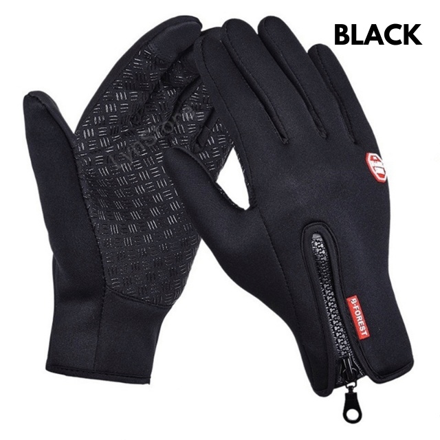 Winter Gloves Touch Screen Riding Motorcycle Sliding Waterproof Sports Gloves With Fleece - Image 7