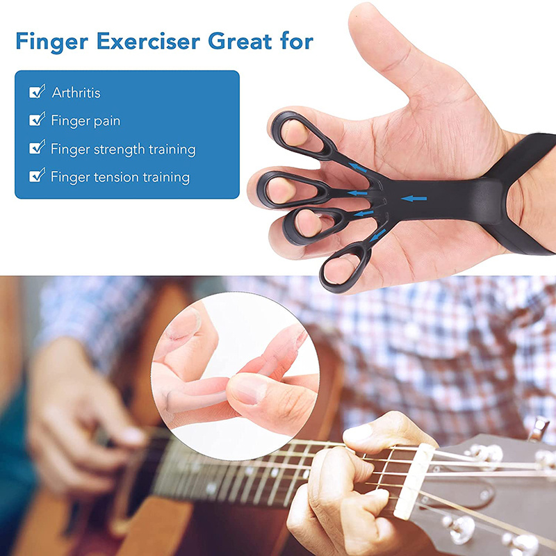 Silicone Grip Device Finger Exercise Stretcher Arthritis Hand Grip Trainer Strengthen Rehabilitation Training To Relieve Pain - Image 5