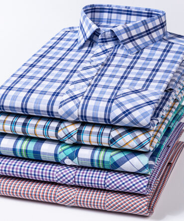 Plus-size Casual Plaid Shirt For Spring And Summer