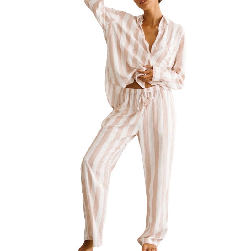 Womens Simple Loose And Comfortable Loungewear Pajamas - Image 5