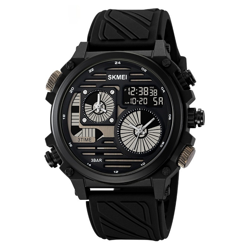 Mens Outdoor Exploration Multi-Function Waterproof Silicone Paracord Watch - Image 6