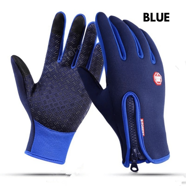 Winter Gloves Touch Screen Riding Motorcycle Sliding Waterproof Sports Gloves With Fleece - Image 8