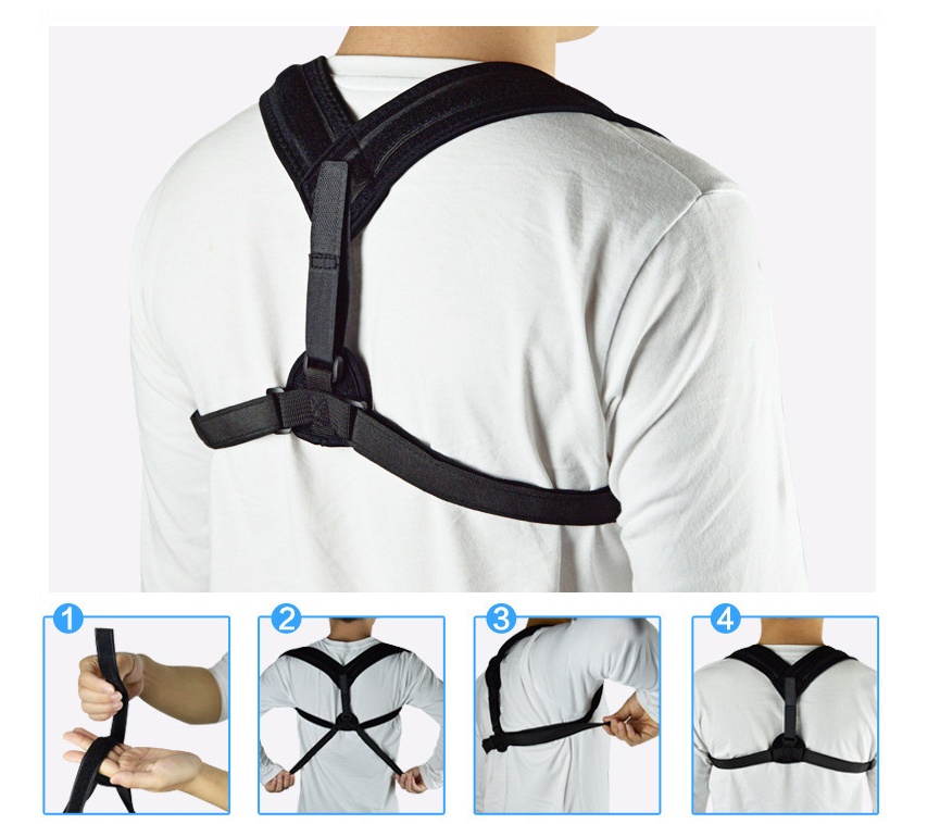 Medical Clavicle Posture Corrector Lower Back Correction Strap - Image 6