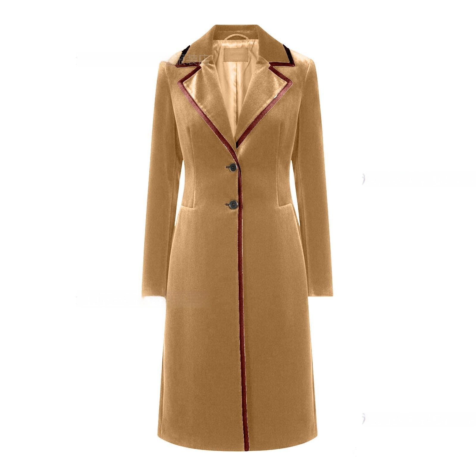 Stylish And Sophisticated Velvet Coat For Women - Image 3