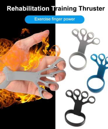 Silicone Grip Device Finger Exercise Stretcher Arthritis Hand Grip Trainer Strengthen Rehabilitation Training To Relieve Pain