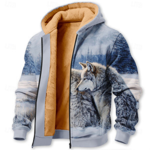 Zippered Patch-pocket Insulated Cotton Jacket - Image 9