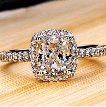 Rings For Women Bridal Wedding Anelli Trendy Jewelry Engagement Ring White Gold Color Anillos - Image 5