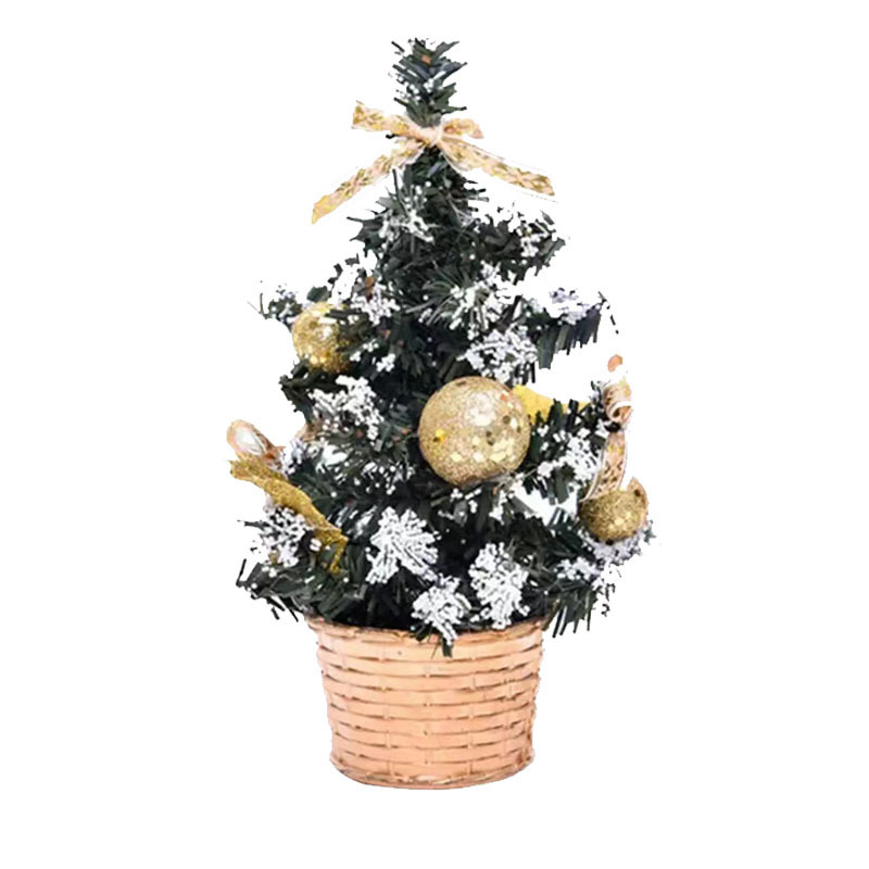 PVC Mini Christmas Tree LED Lights Decoration Desktop Ornaments - Image 9