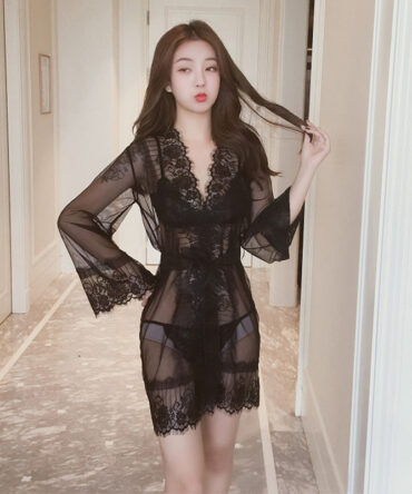 Lace Mesh Sexy Slim Fit Womens Set