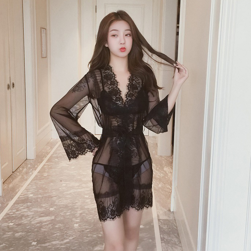 Lace Mesh Sexy Slim Fit Womens Set