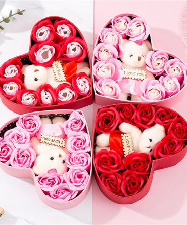 Heart-shaped Rose Red Gift Box New Year Christmas Gift Box Valentine's Day Christmas Gift Mother's Day Birthday Gift