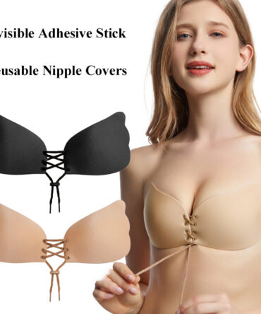 Large Size Strapless Bra Adhesive Sticky Push Up Bras For Women Rabbit Brassiere Lingerie Invisible Women Hot