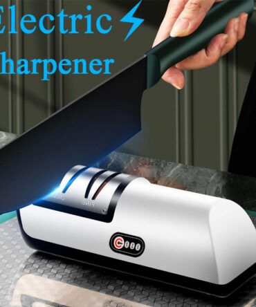 USB Rechargeable Electric Knife Sharpener Automatic Adjustable Kitchen Tool For Fast Sharpening Knives Scissors And Grinders Gadgets
