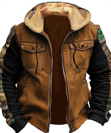 Seasonal Double-layered Thick Fleece-lined Cotton Coat