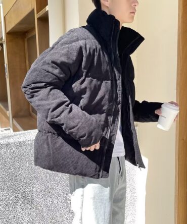 Mens Stylish Warm Cotton-padded Jacket For Sports And Casual Wear Trendy And Cool