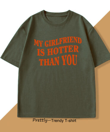 Mens T-shirt With English Letter Print