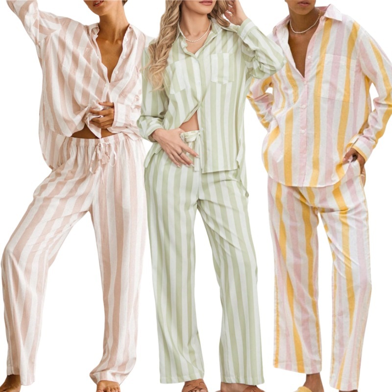 Womens Simple Loose And Comfortable Loungewear Pajamas - Image 2