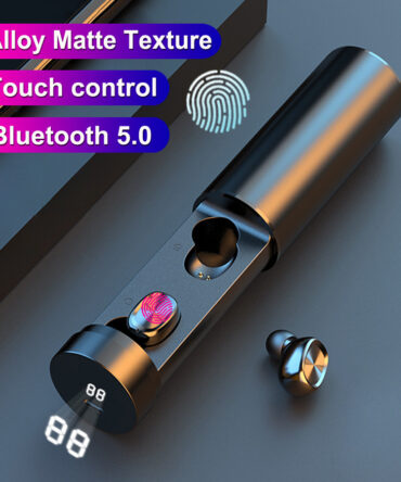 5.0 Headphones Stereo Sports Waterproof Bluetooth Wireless Headphones