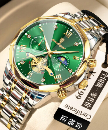 Waterproof Multifunctional Trendy High-end Luminous Men's Quartz Watch