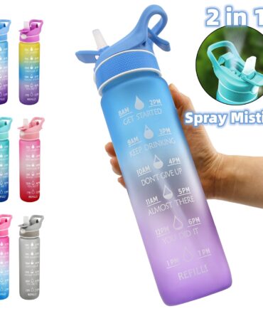 Water Bottle Scrub Bounce Cover Straw Space Cup Sports Water Bottle