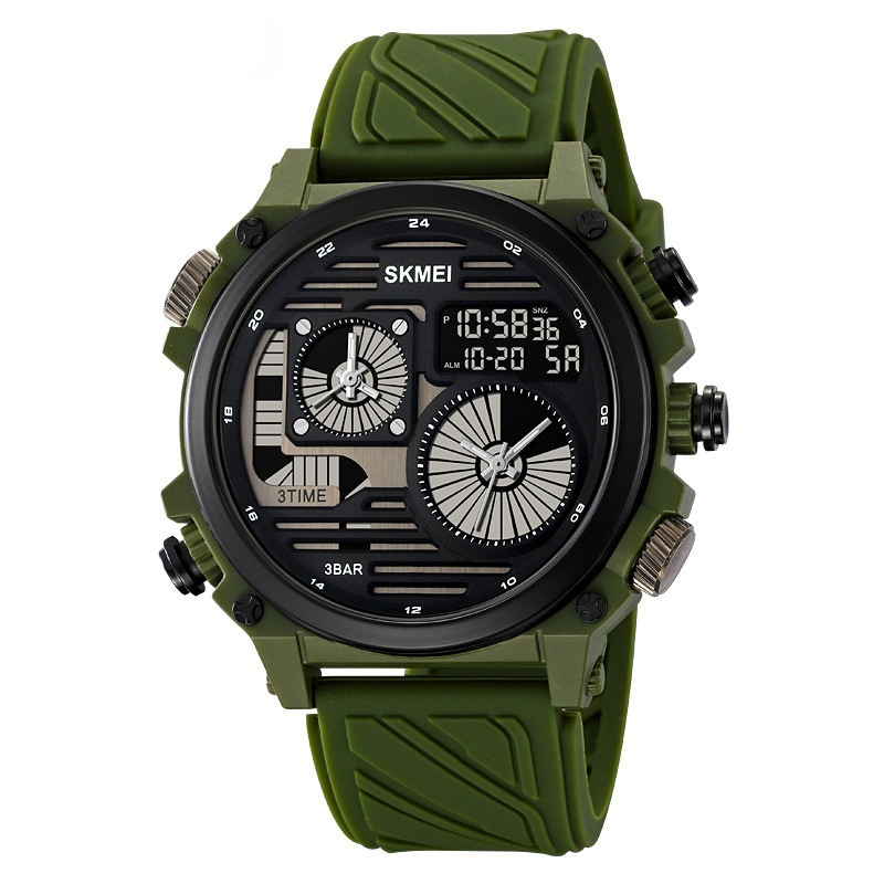 Mens Outdoor Exploration Multi-Function Waterproof Silicone Paracord Watch - Image 5