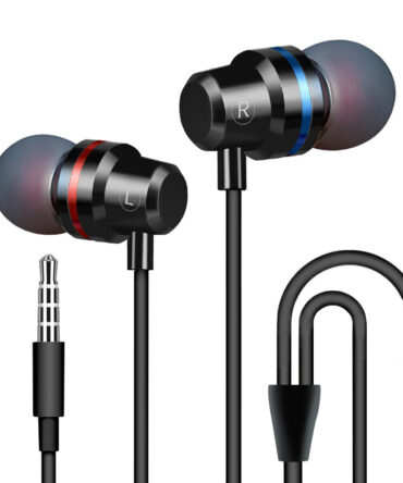 Metal Headphones Heat Tone In-ear Mobile Phone Headphones
