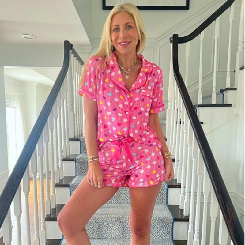 Simple Relaxed Fit Womens Loungewear Pajama Set - Image 6