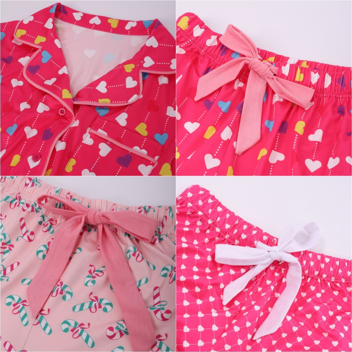 Simple Relaxed Fit Womens Loungewear Pajama Set - Image 4