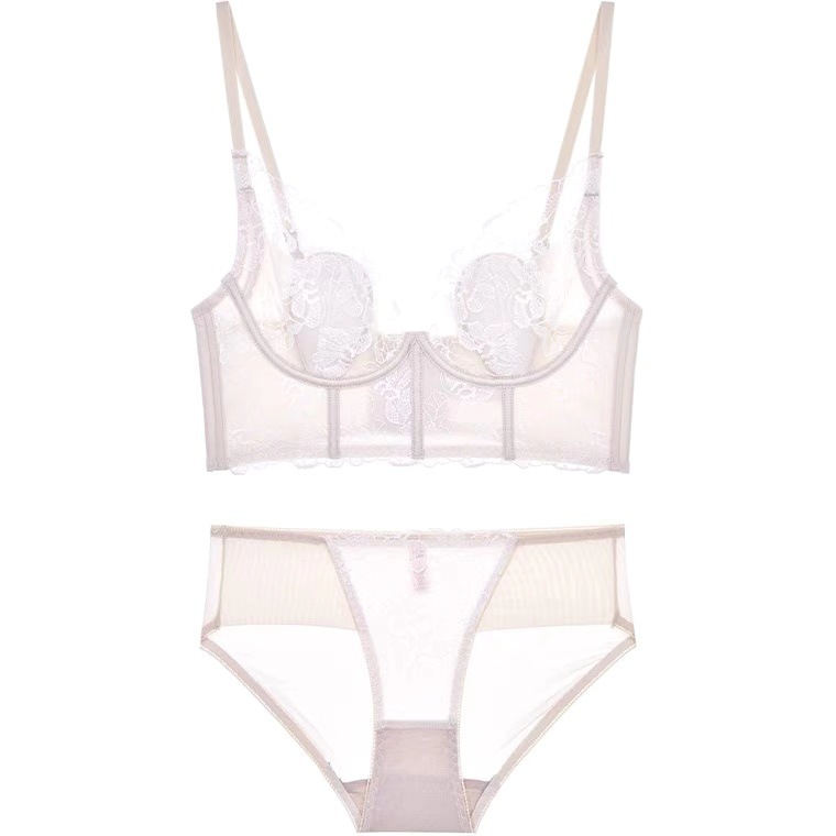 Sexy Adjustable Lace Bra Without Underwire Bra - Image 4