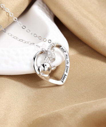 925 Sterling Silver Necklace With A Little Pig Pendant, Single Pendant For Women