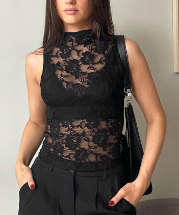 Lace-up Top For Sexy European And American Girls