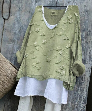 Womens Loose-fitting Casual Long-sleeve Hoodie With 3D Print