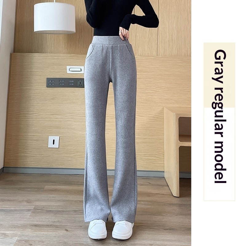 Chenille Wide-leg Pants For Women Extra-thick Version - Image 8