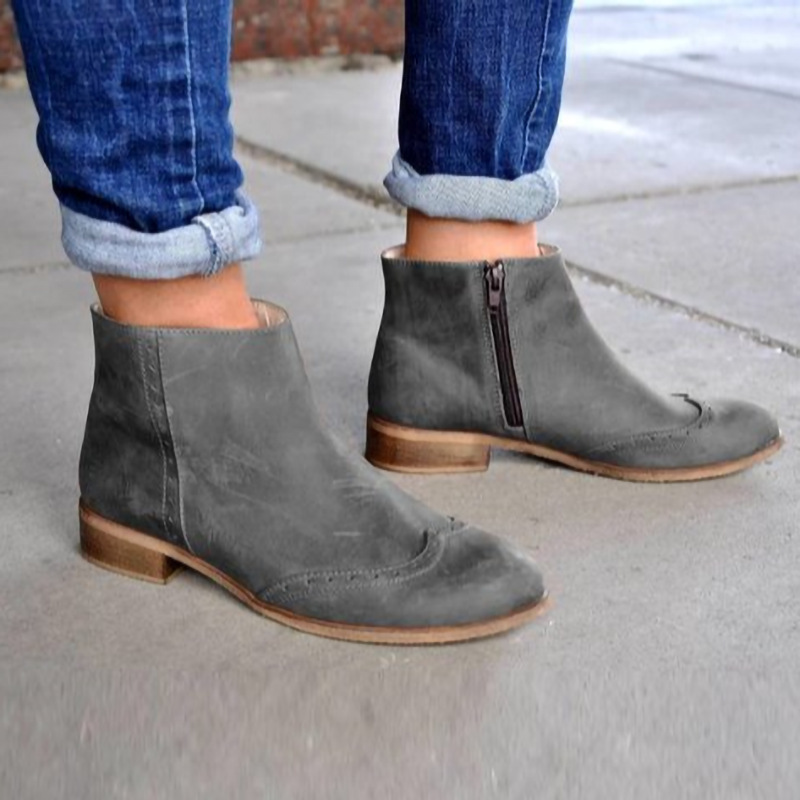 Korean-style Plus-size Versatile Womens Ankle Boots - Image 7