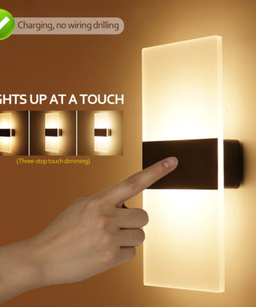 Indoor Sensing USB Charging Wall Lamp
