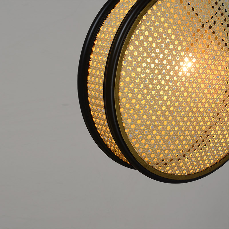 Creative Rattan Retro Lamps For Restaurant Chandelier - Image 7