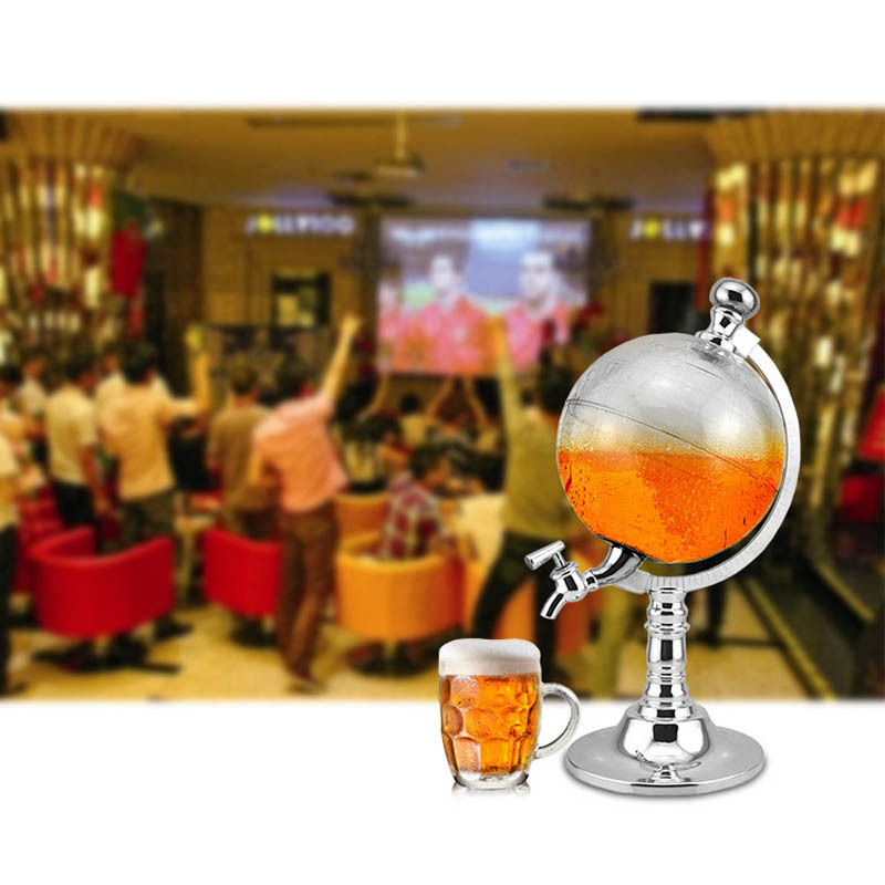Novelty Globe Wine Decanters Drink Dispenser For Alcohol 1.5L Drinking Game Beer Liquor Dispenser Strainers Bar Accessories New - Image 2