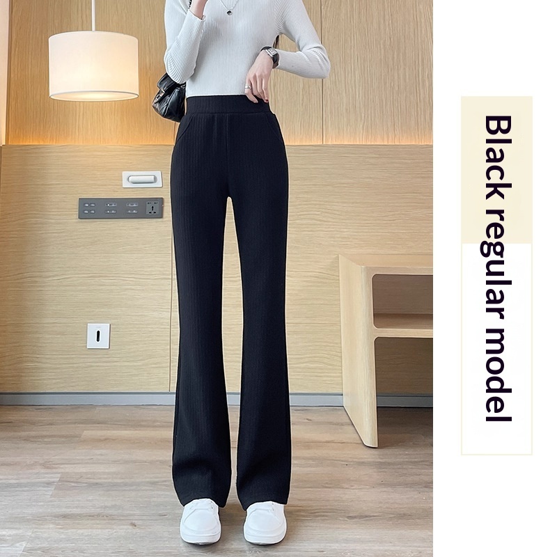 Chenille Wide-leg Pants For Women Extra-thick Version - Image 6