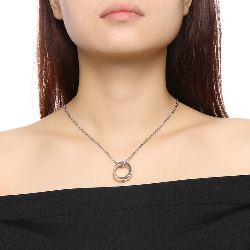 Stainless steel couple necklace - Image 4