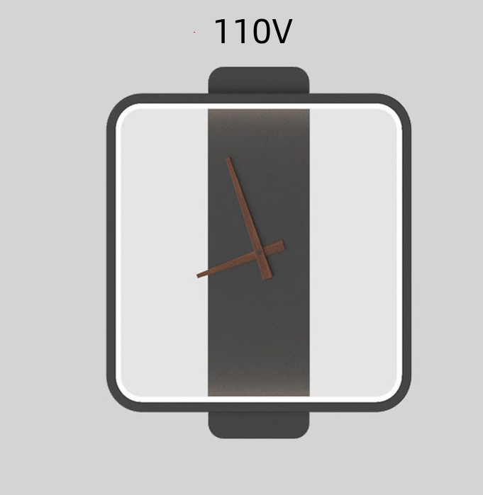 Nordic Wall Lamp Bedroom Bedside Lamp Clock Modeling Lamp - Image 10