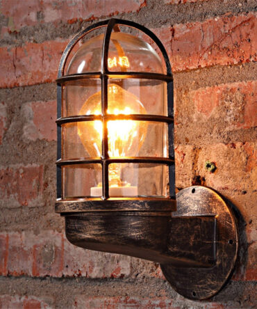 Outdoor lighting for cafe bar